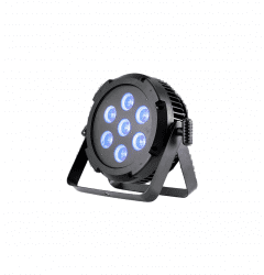 Silent PAR LED 7x10W RGBWAUV Phocea Light : l’éclairage puissant et silencieux pour événements et installations
